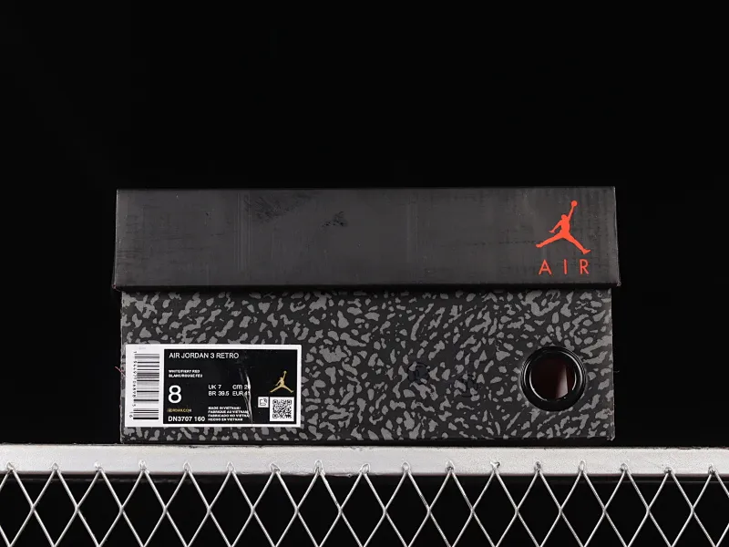 All categories Air Jordan Jordan series basketball shoes Air Jordan 3 Air Jordan 3 Retro "Fire Red" AJ3 Joe 3 new flame red DN3707-160